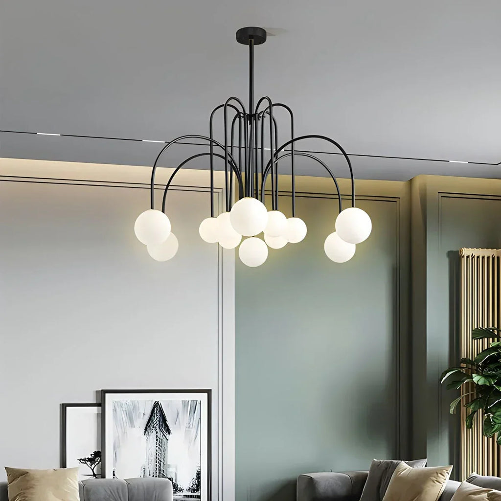 Avi Double Layer Glass Chandelier - Orntli