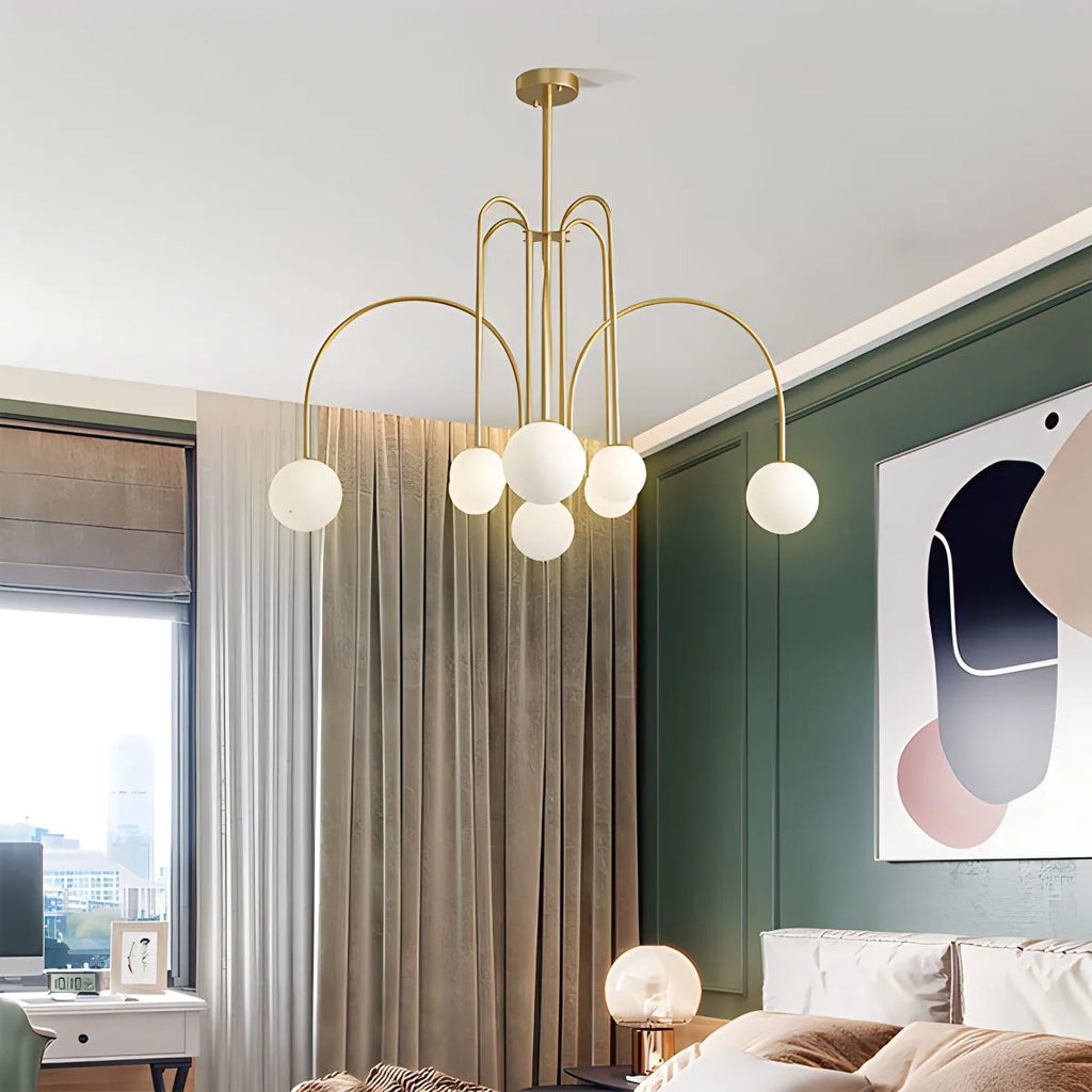 Avi Double Layer Glass Chandelier - Orntli
