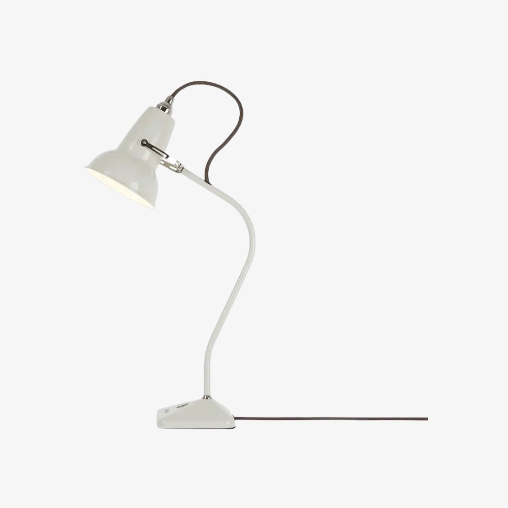 Modryx Pyramid Base Mini Table Lamp - Vintage Metal for Desk | Esilora