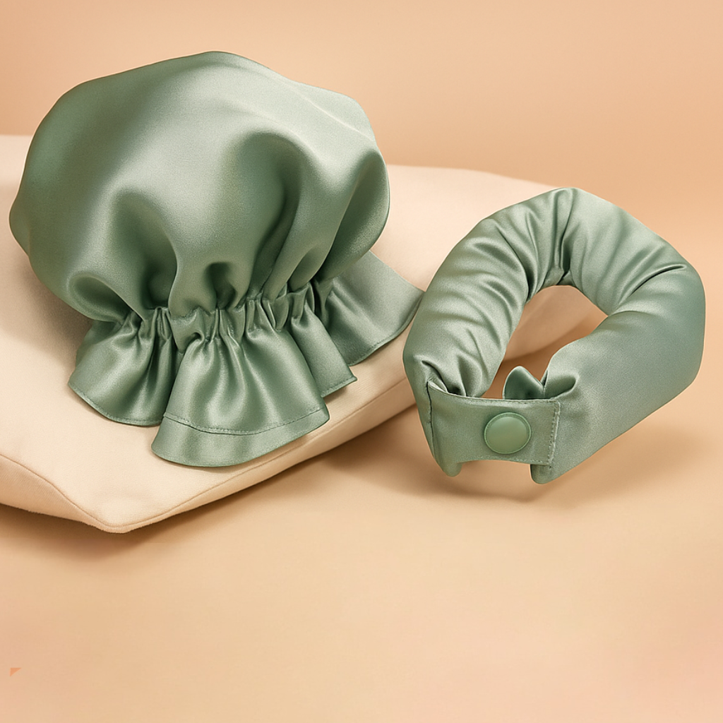 Kit de boucleur à cheveux en satin sans chaleur — tiges flexibles