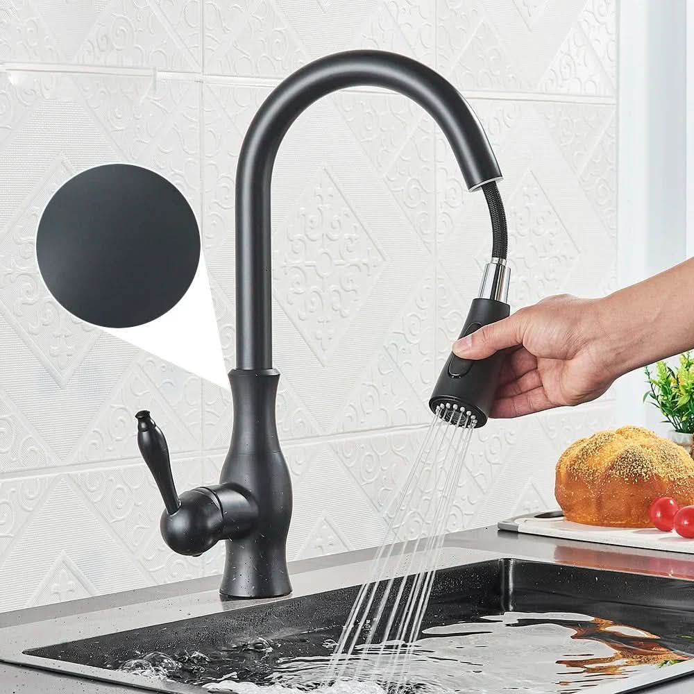 Kuchyňská baterie AuroraStream s výsuvnou sprškou a otočným raménkem pro luxusní kuchyně