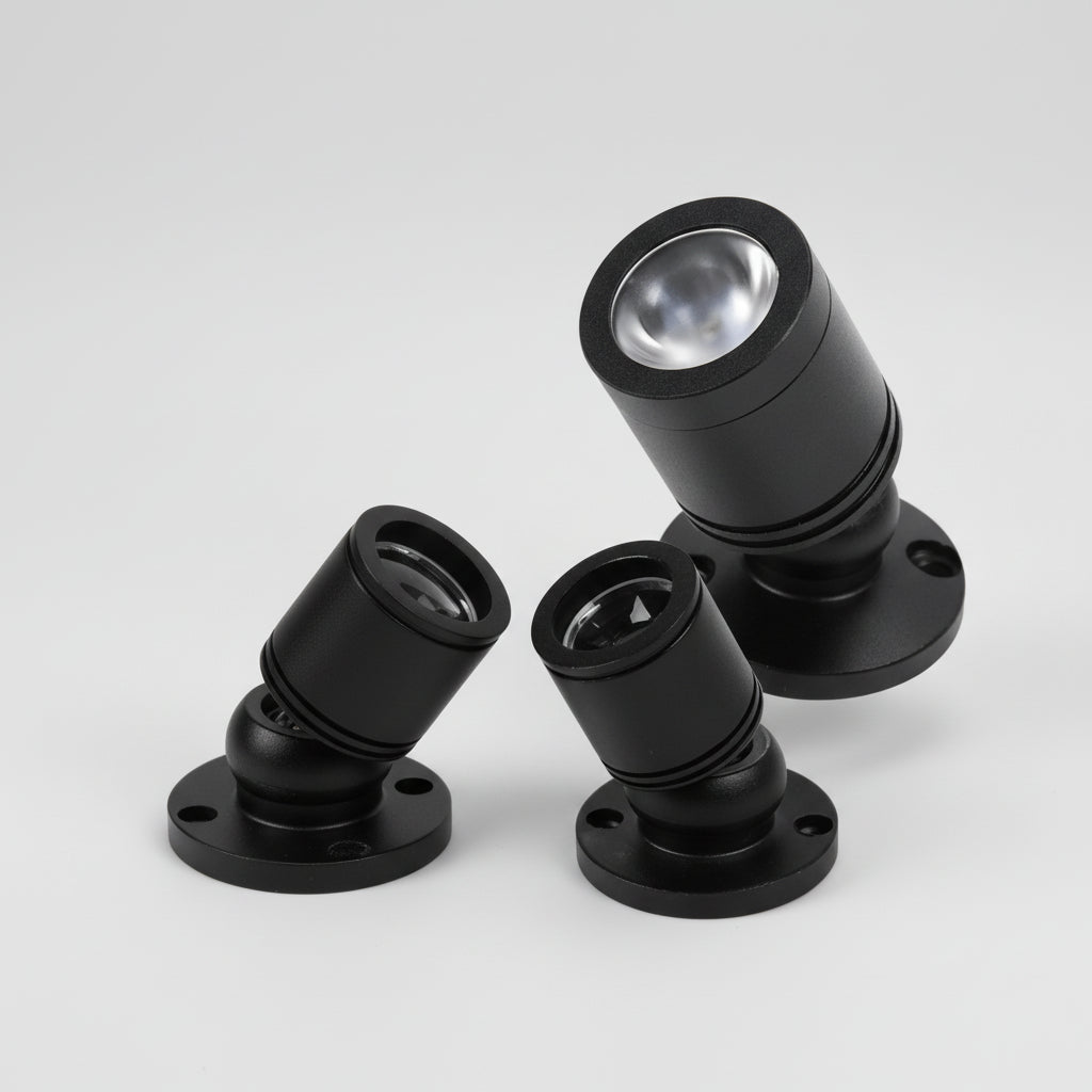 ミニLED投光器 - USB給電、暖色とクリアな光を選択可能