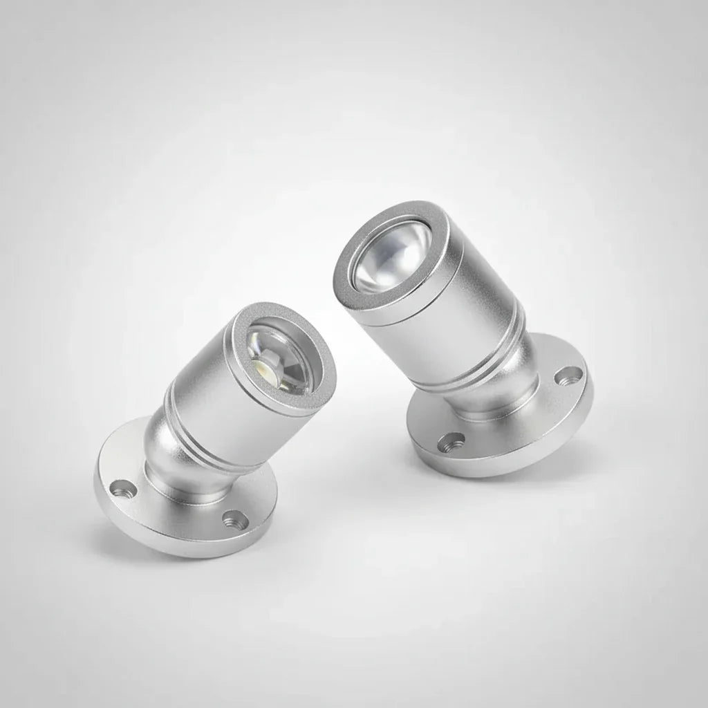 ミニLED投光器 - USB給電、暖色とクリアな光を選択可能
