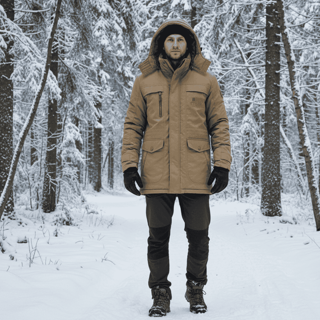 Insulated Winter Parka for Warmth and Cold-Weather Protection