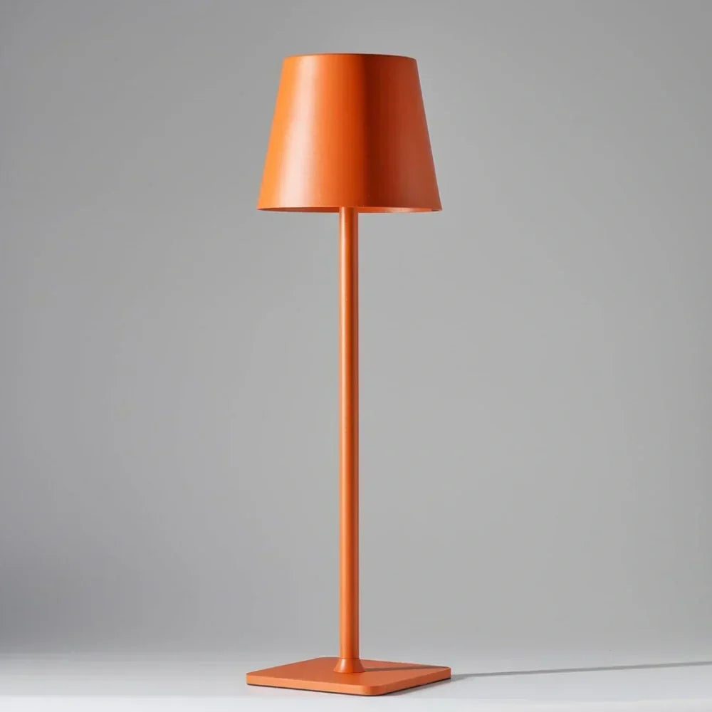 Modern Dimmable LED Table Lamp — Metal, Battery Powered, Touch Control, IP54 Weatherproof