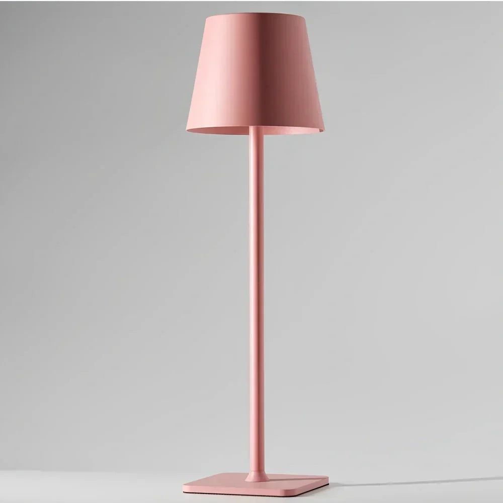 Modern Dimmable LED Table Lamp — Metal, Battery Powered, Touch Control, IP54 Weatherproof