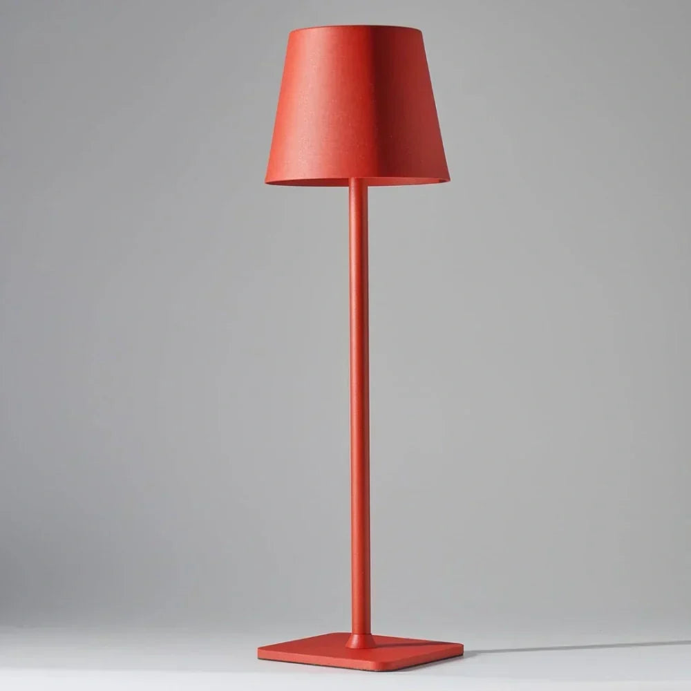 Modern Dimmable LED Table Lamp — Metal, Battery Powered, Touch Control, IP54 Weatherproof