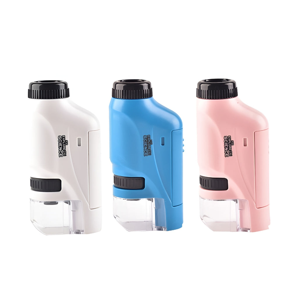 Draagbare LED-zakmicroscoop voor kinderen — Compact handmodel