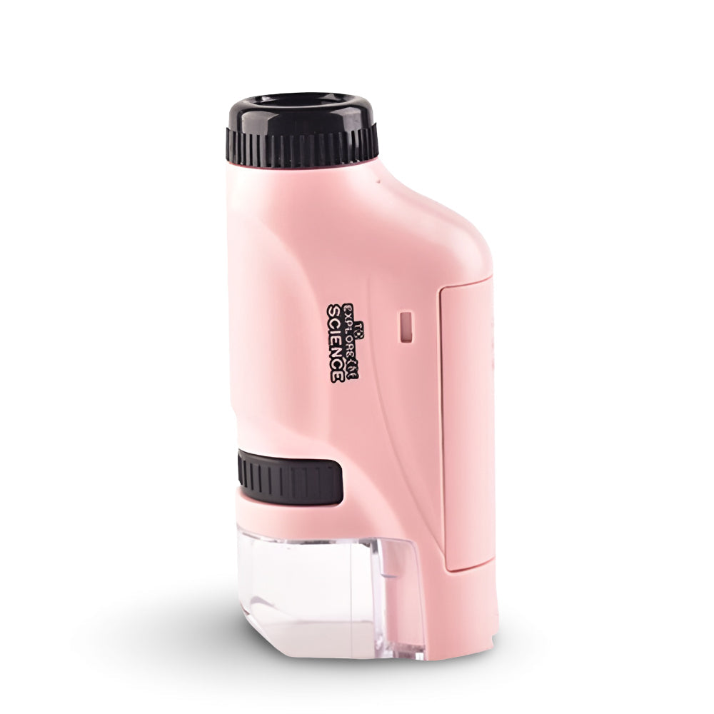 Draagbare LED-zakmicroscoop voor kinderen — Compact handmodel