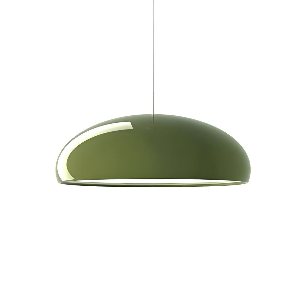 Verdoma Sleek Modern Metal Bowl Pendant Light for Bedrooms and Hallways | Esilora