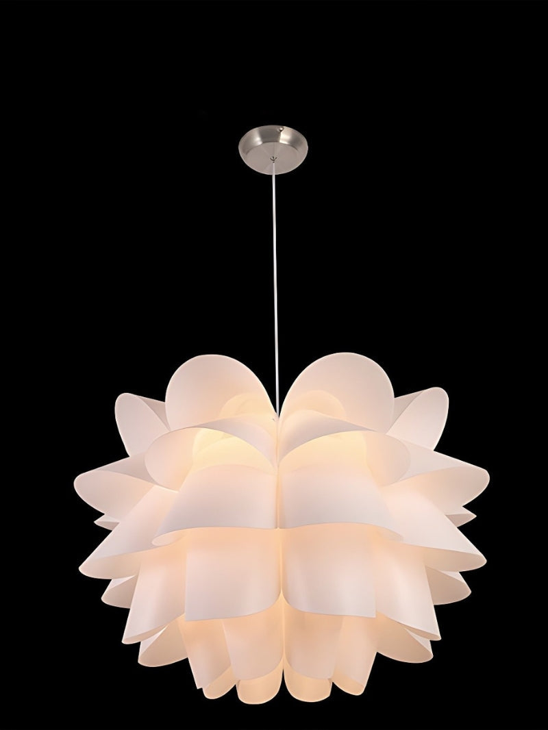 Moderne Pendelleuchte in Lotusblumenform aus Acryl | Esilora