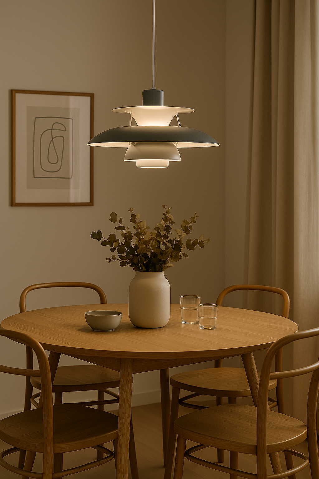 Aurovia rund LED-loftslampe — dæmpbar, energieffektiv