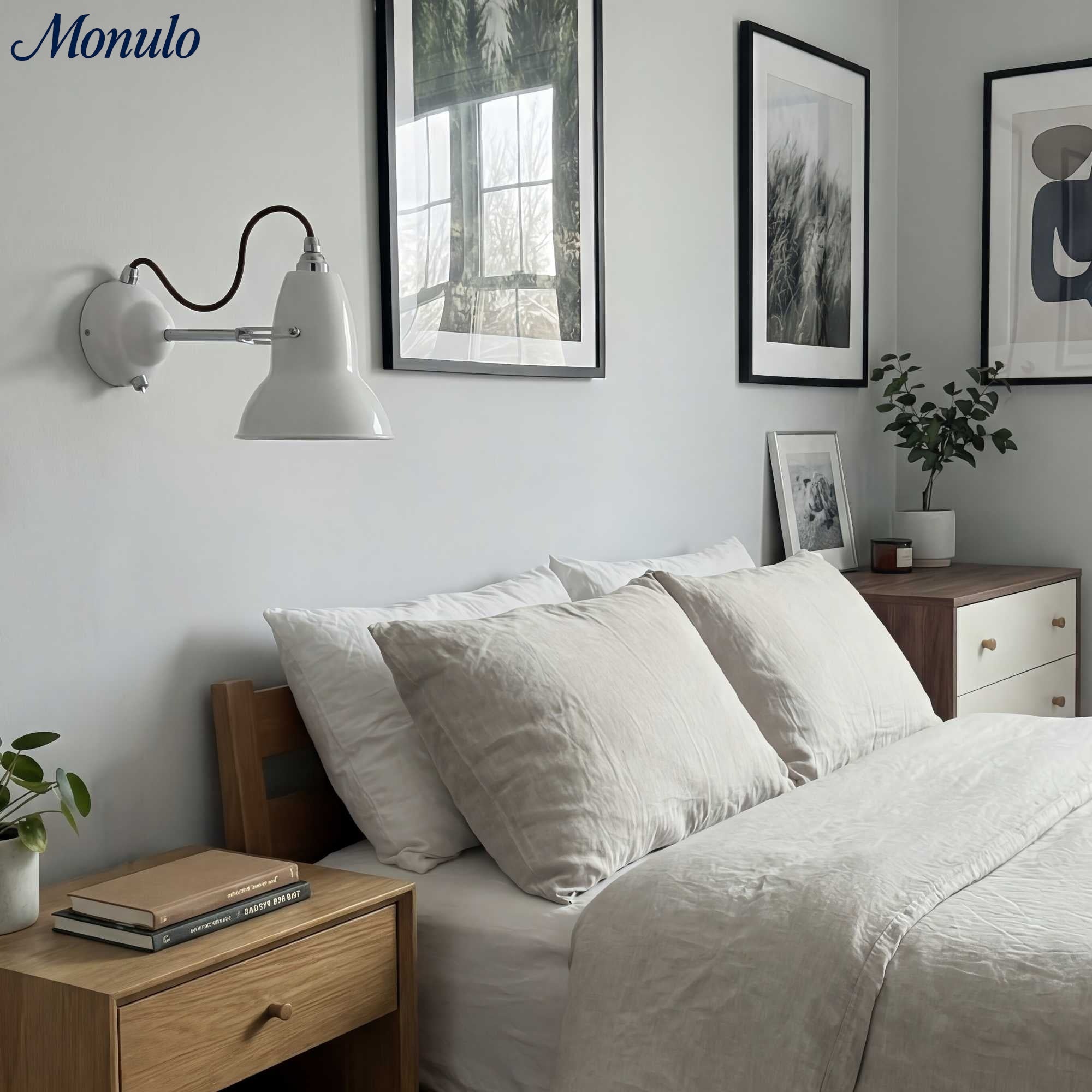 Modryx Retro Metal Wall Sconce - Adjustable Arm for Bedside Reading and Accent Lighting | Esilora