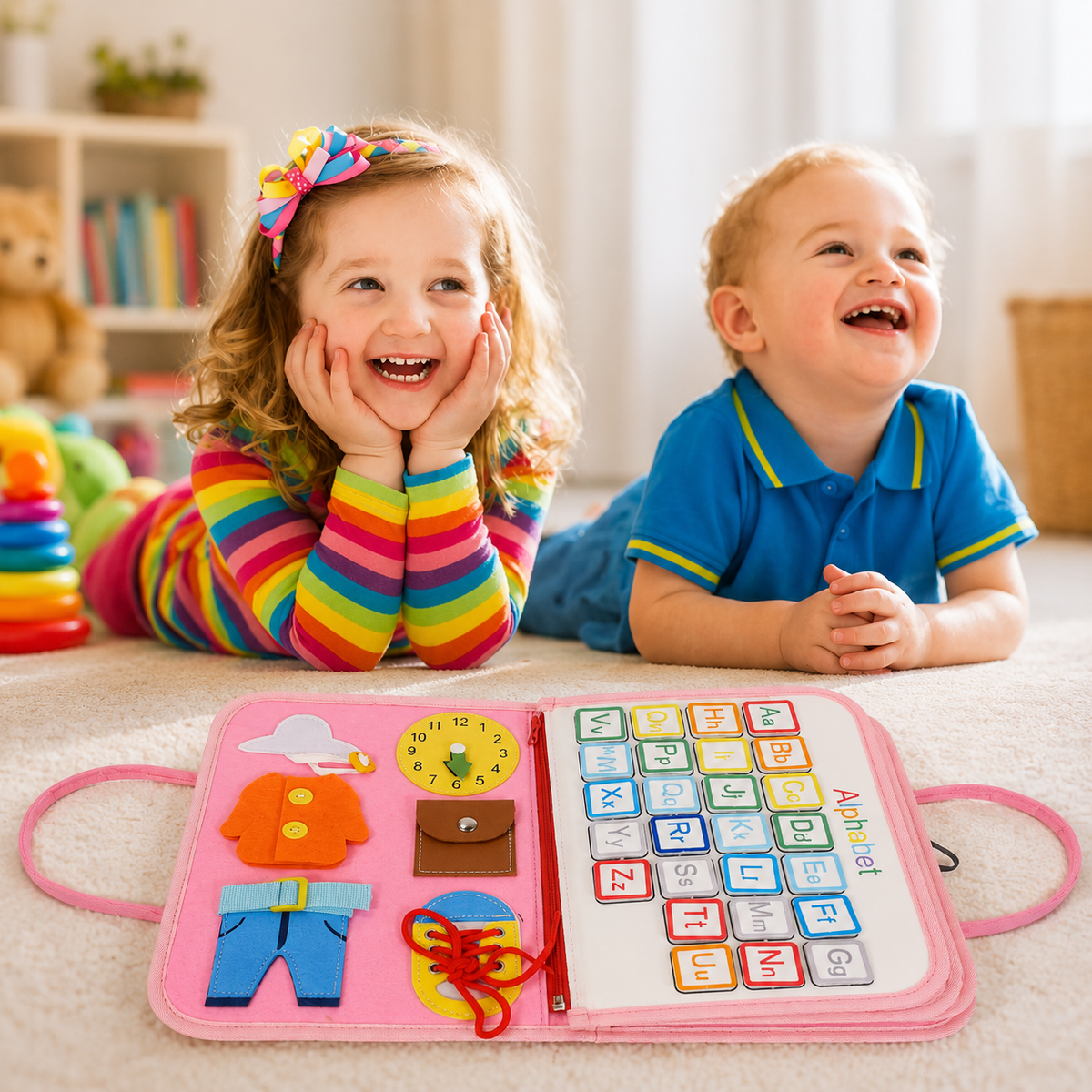 モンテッソーリ幼児用ビジーブック — インタラクティブな学習課題