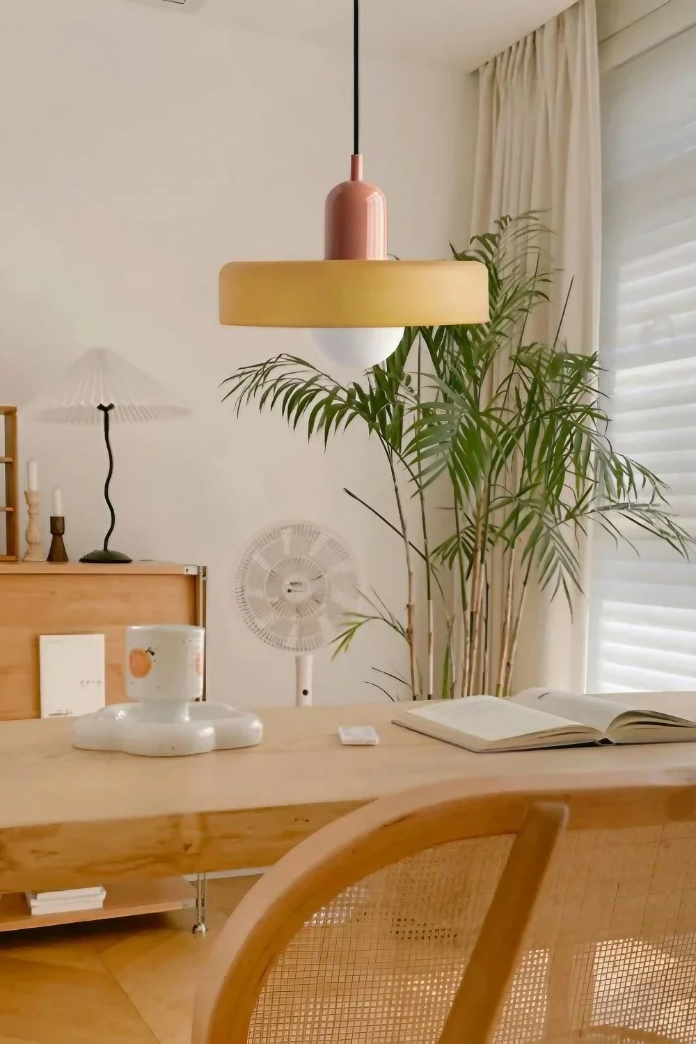 Verdoma Morandi Disc Glass Pendant Light for Modern Dining and Living | Esilora