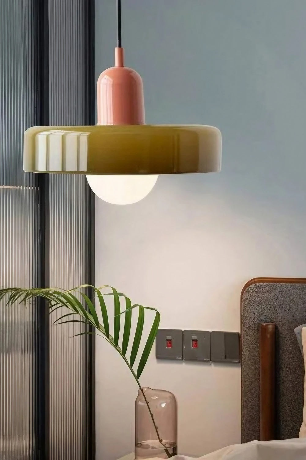 Verdoma Morandi Disc Glass Pendant Light for Modern Dining and Living | Esilora