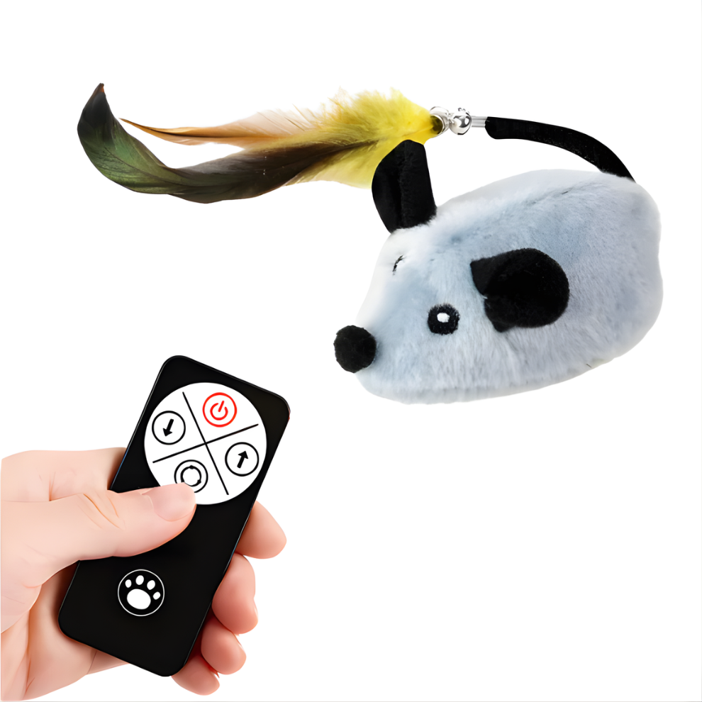 Jucărie interactivă MoveMouse pentru pisici — Mișcare realistă de fugă