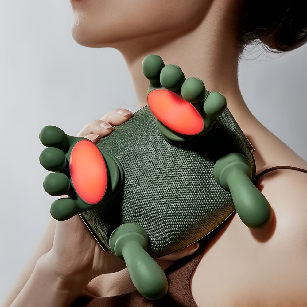 Massageador elétrico de amassamento profundo para o pescoço e os ombros