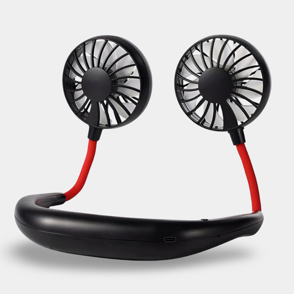 Mini ventilator USB portabil pentru gât — design fără folosirea mâinilor