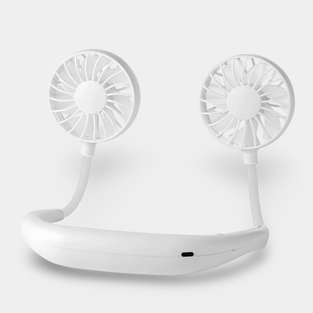Mini ventilator USB portabil pentru gât — design fără folosirea mâinilor