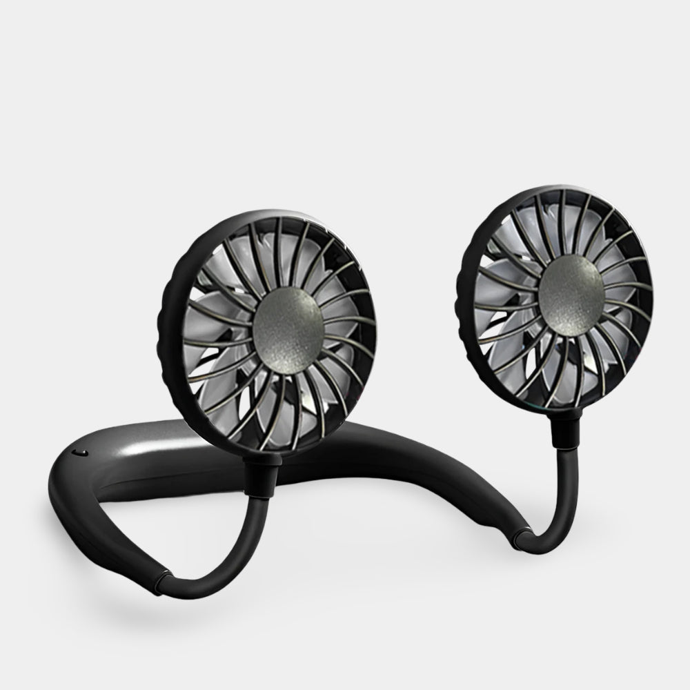 Mini ventilator USB portabil pentru gât — design fără folosirea mâinilor