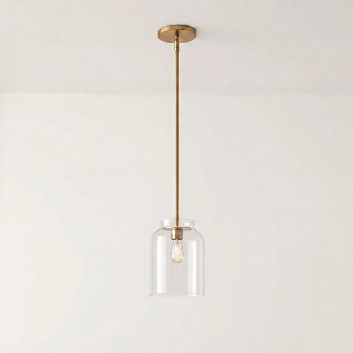 Hanton Nordic – kovové závěsné svítidlo Morandi – minimalistické svítidlo v nordickém stylu | Esilora