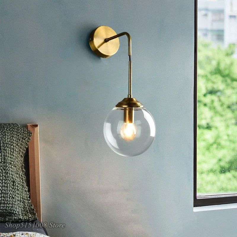 ClearVue - Nordic glass wall lamps
