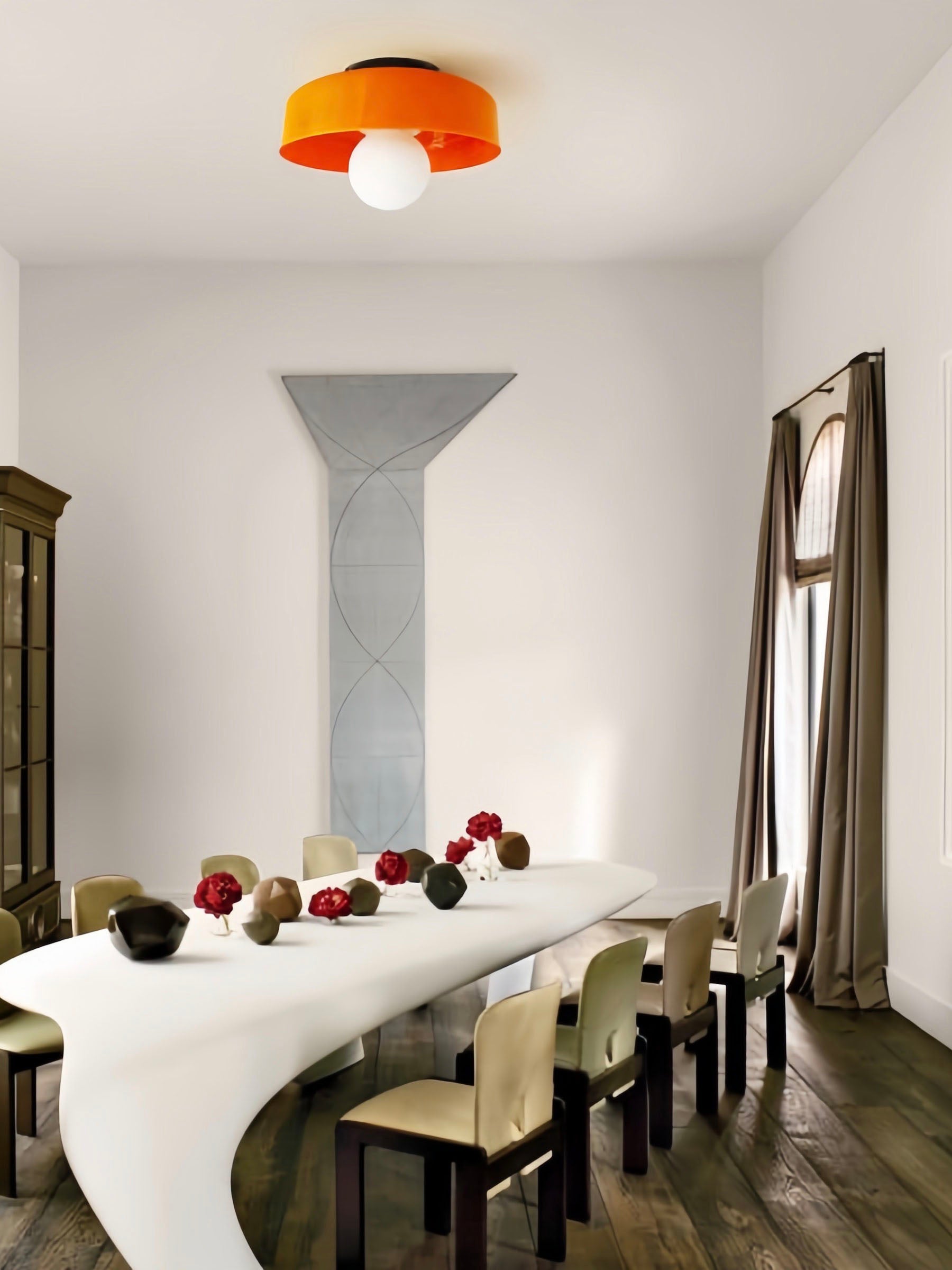 Verdoma Morandic Disc Orb Wall and Ceiling Lamp for Modern Interiors | Esilora