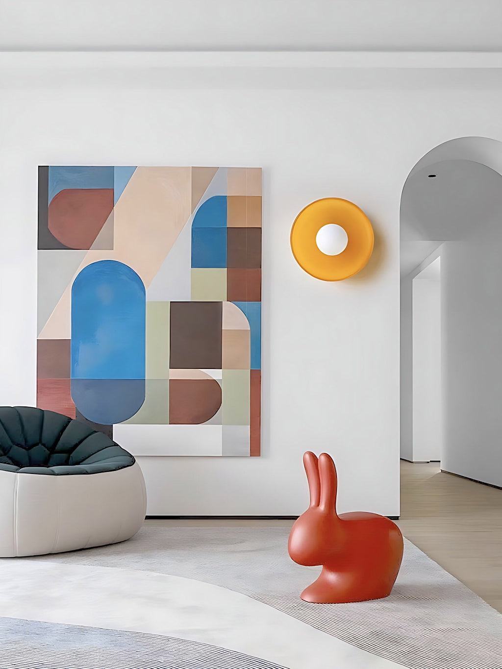 Verdoma Morandic Disc Orb Wall and Ceiling Lamp for Modern Interiors | Esilora
