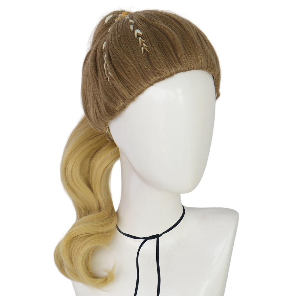 Rochie de costum de vampir pentru copii – design cu blocuri de culoare roșu și alb