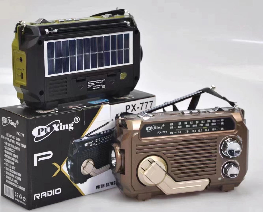 Solar-Powered Radio for Camping Trips - Esilora