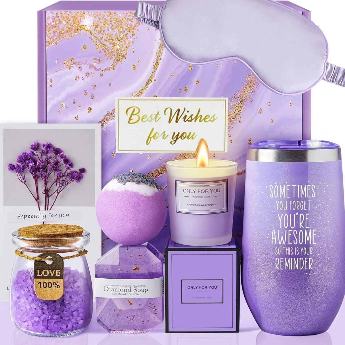 Set da bagno di lusso AromaBloom – confezione regalo aromatica per la spa