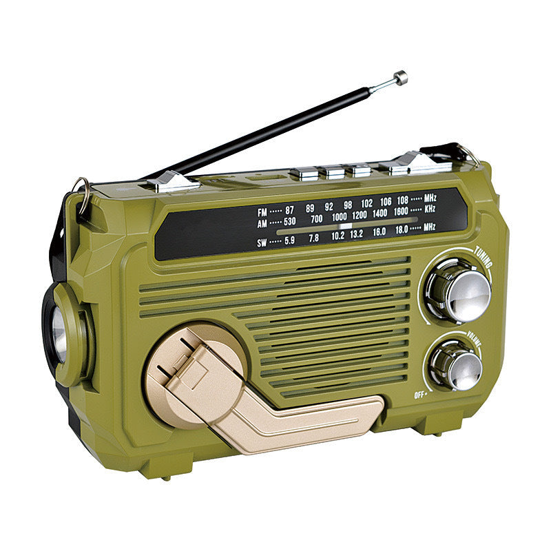 Solar-Powered Radio for Camping Trips - Esilora