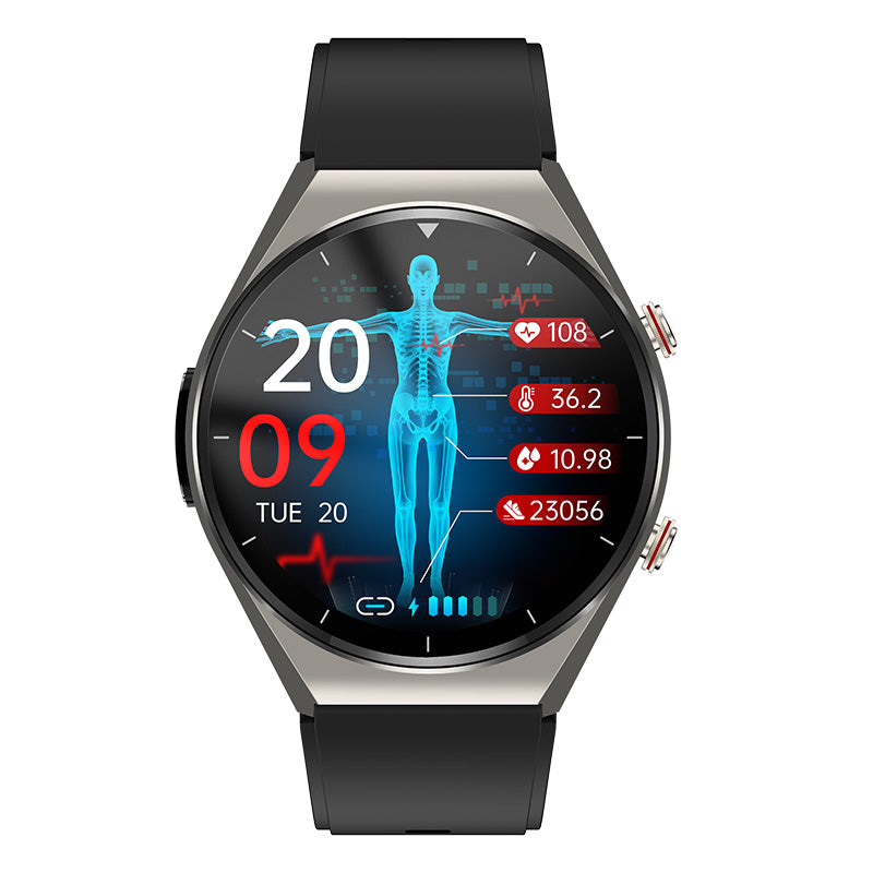 Smartwatch do monitorowania zdrowia z EKG i pomiarem poziomu cukru we krwi – Esilora
