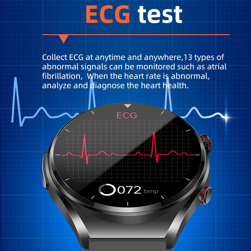 Smartwatch do monitorowania zdrowia z EKG i pomiarem poziomu cukru we krwi – Esilora
