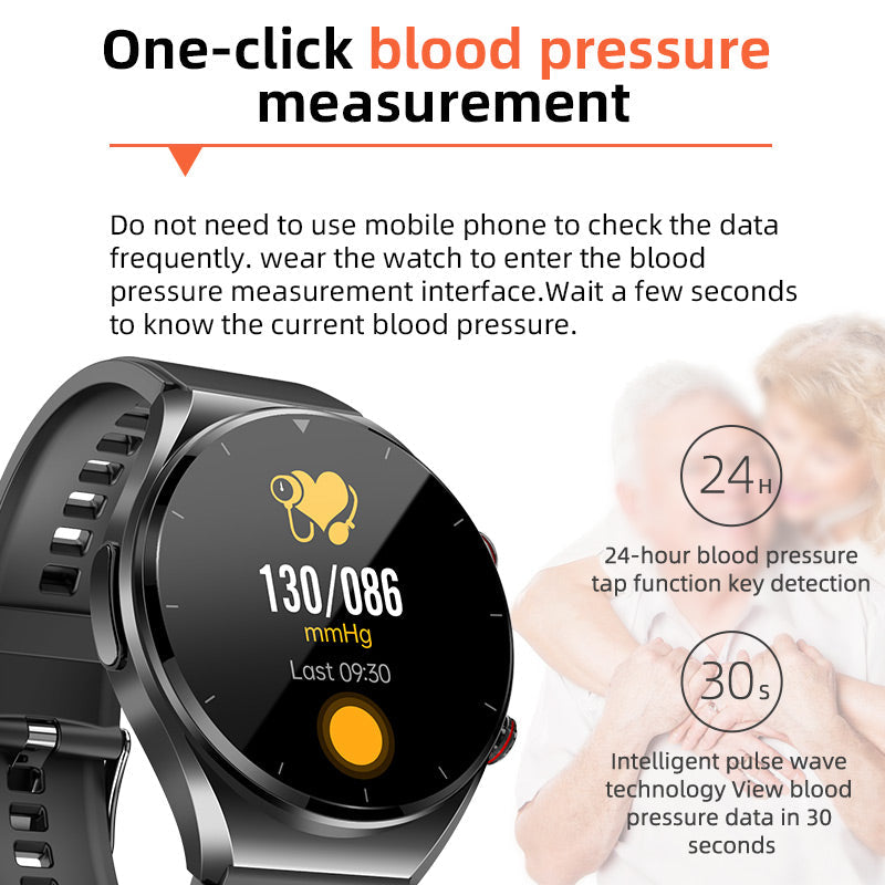 Smartwatch do monitorowania zdrowia z EKG i pomiarem poziomu cukru we krwi – Esilora