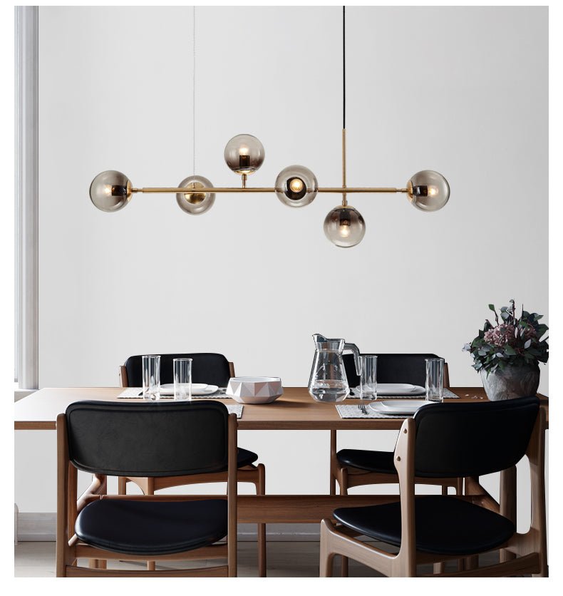 Minimalist Modular Orb Chandelier