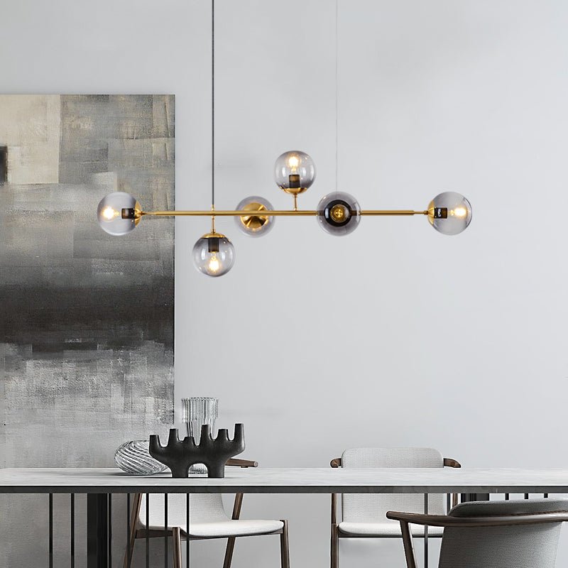 Minimalist Modular Orb Chandelier