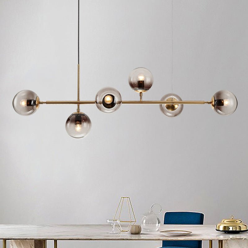 Minimalist Modular Orb Chandelier