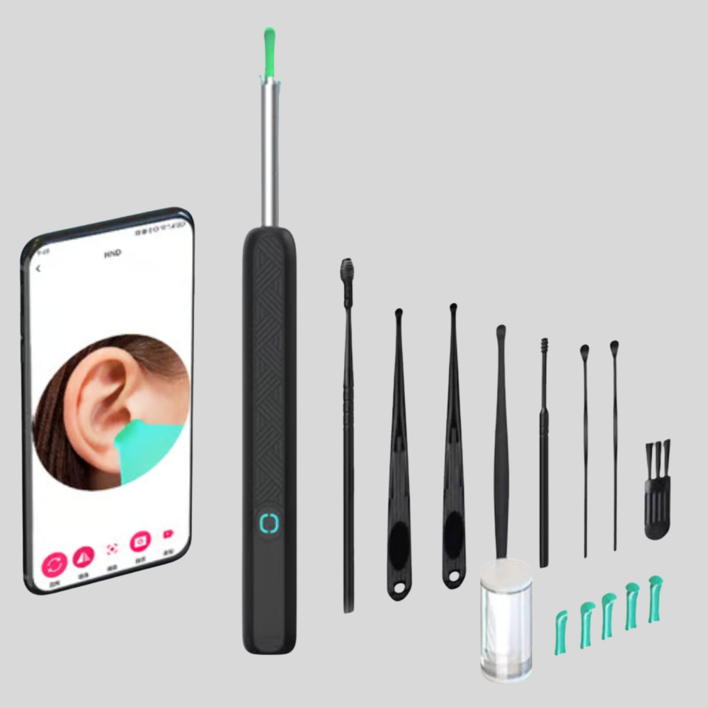 Wireless Otoscope Camera — 1080P HD Lens, Wi-Fi Live Stream, iOS & Android Compatible