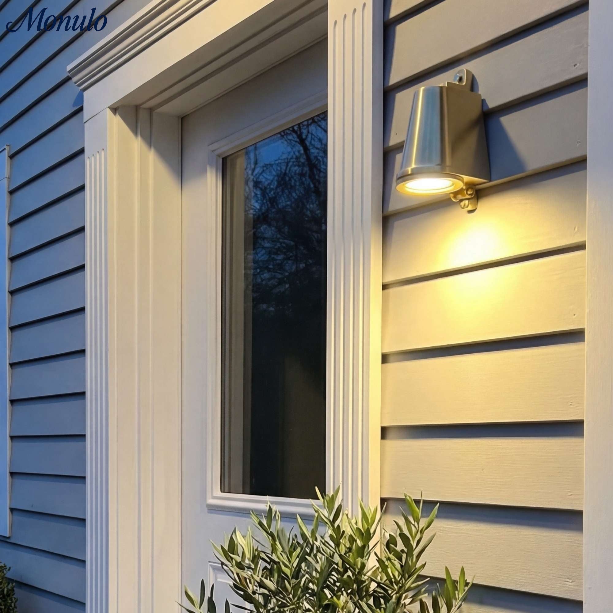 Industrial Outdoor Wall Light – Waterproof Sconce with Bluebell Shape | Esilora