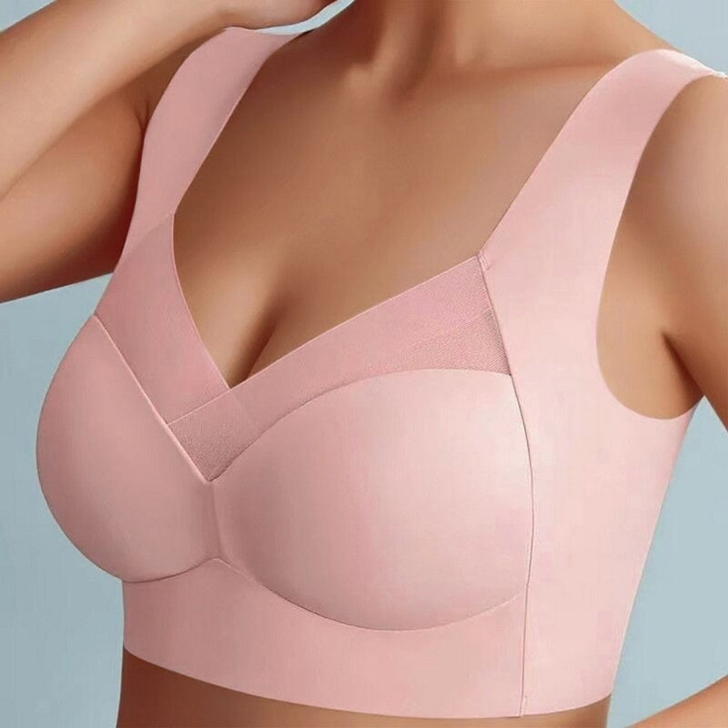 Sutien push-up fără balene pentru femei - croială fără cusături pentru purtare zilnică