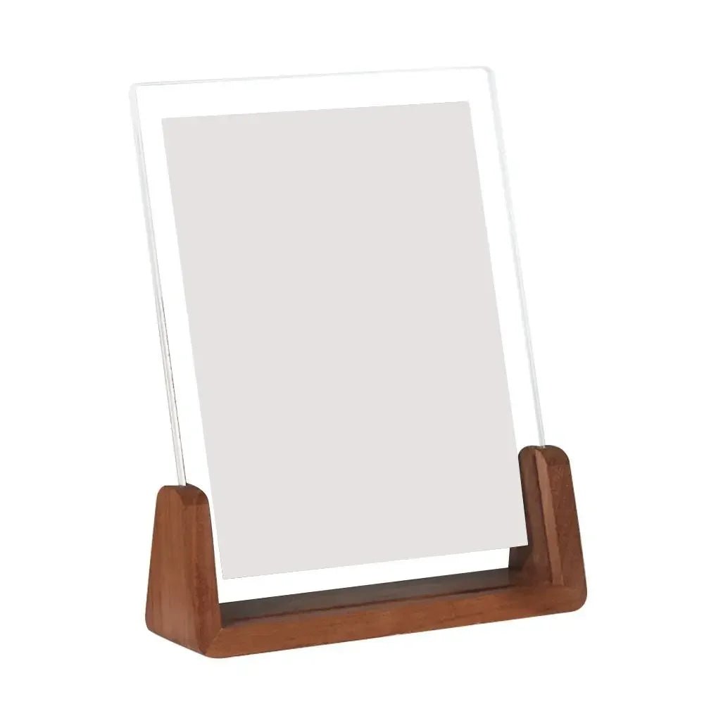 Transparent akrylfotoramme — moderne borddisplay
