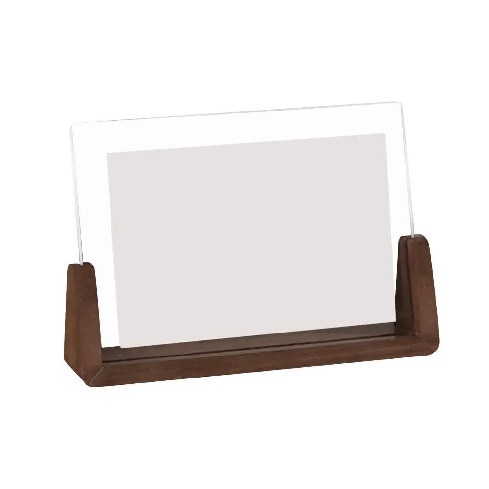 Transparent akrylfotoramme — moderne borddisplay