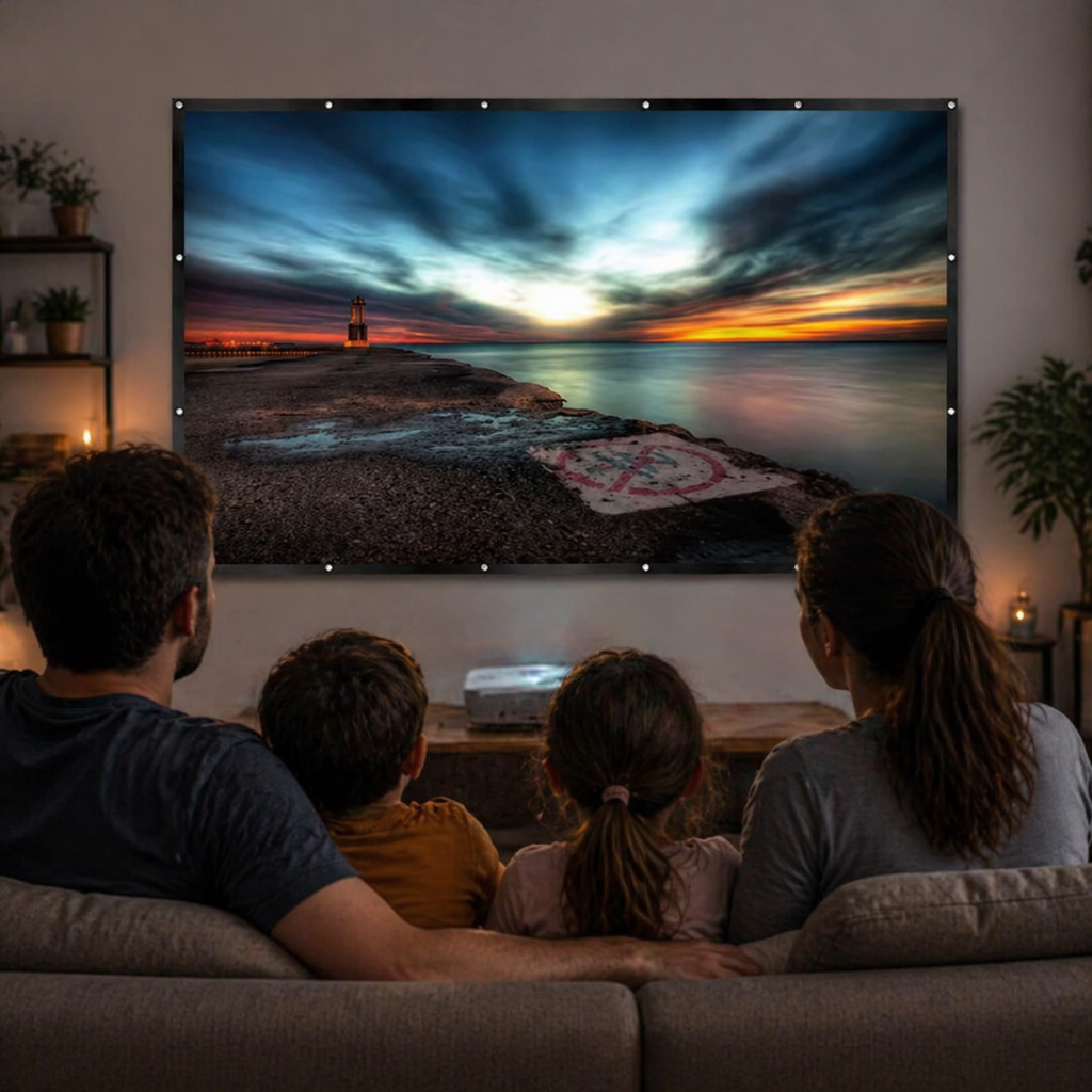 Projection Display Screen — High-Definition View Panel