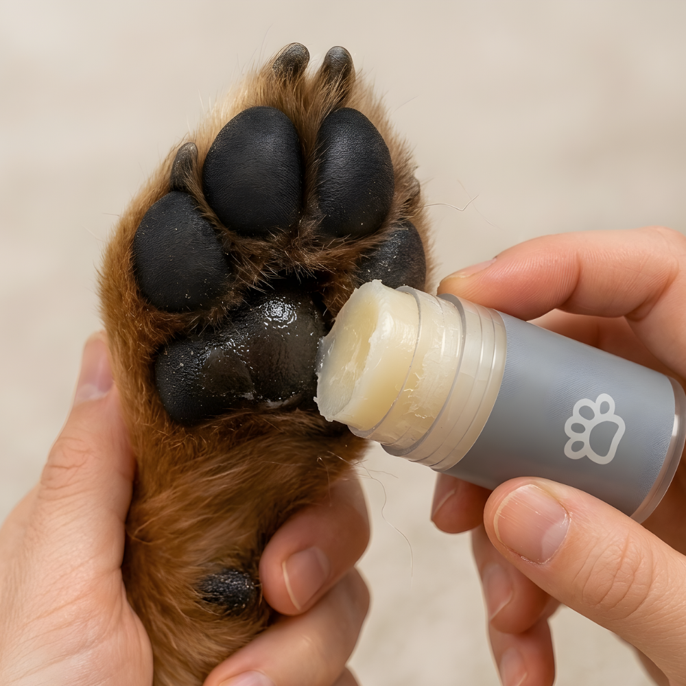 PawCalm 犬用肉球・鼻バームスティック - 手を汚さず塗布可能
