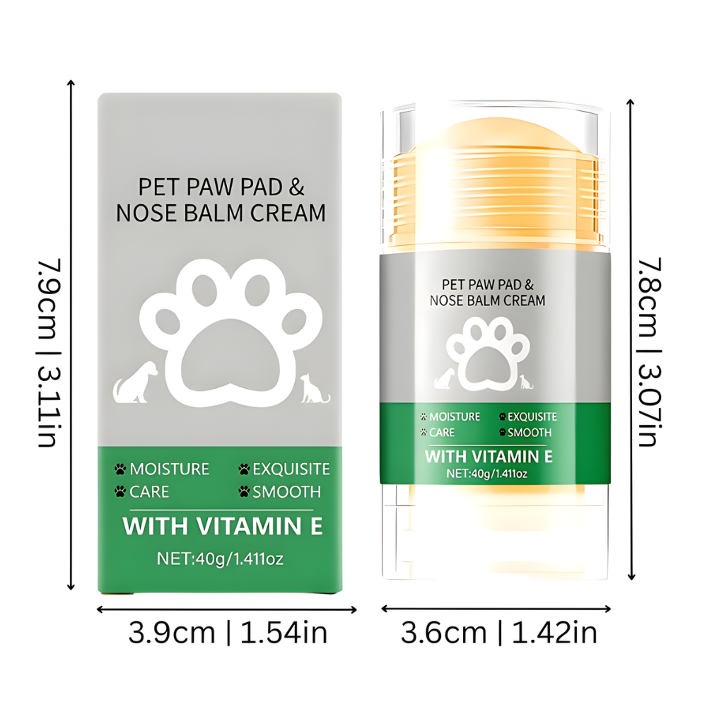 PawCalm 犬用肉球・鼻バームスティック - 手を汚さず塗布可能