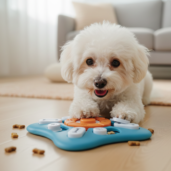 PawLogic インタラクティブ犬用知育フィーダー - おやつ用コンパートメント