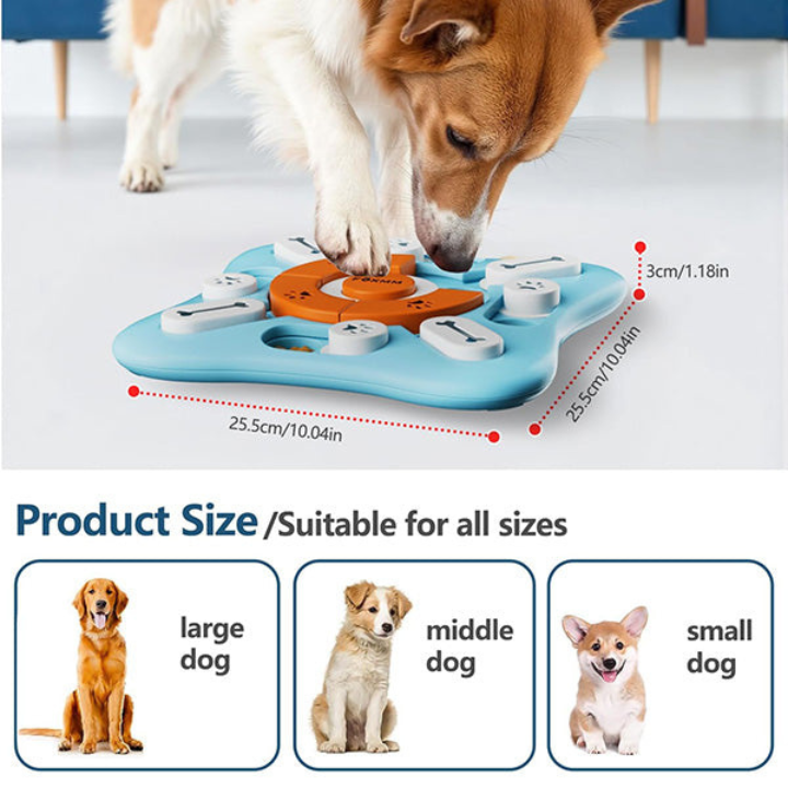PawLogic インタラクティブ犬用知育フィーダー - おやつ用コンパートメント