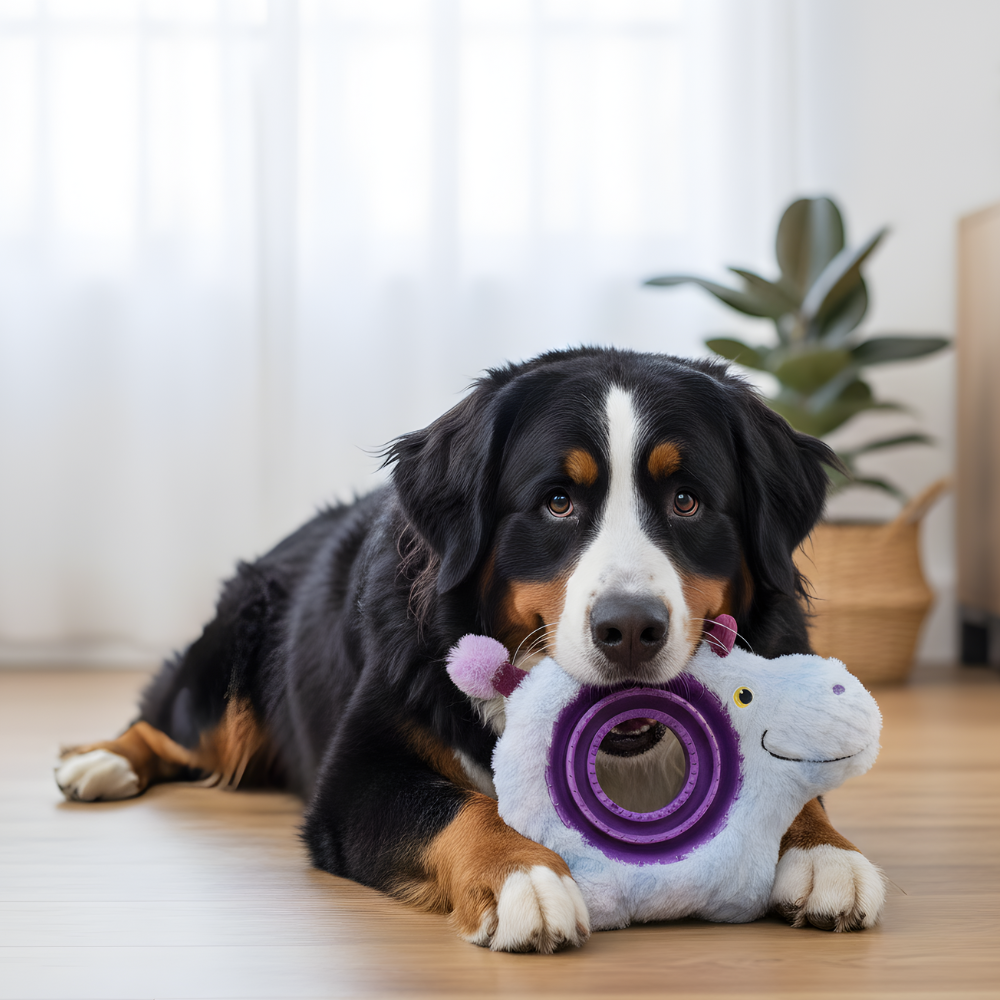 PawLoop Interactive Treat-Dispensing Chew Ring Toy